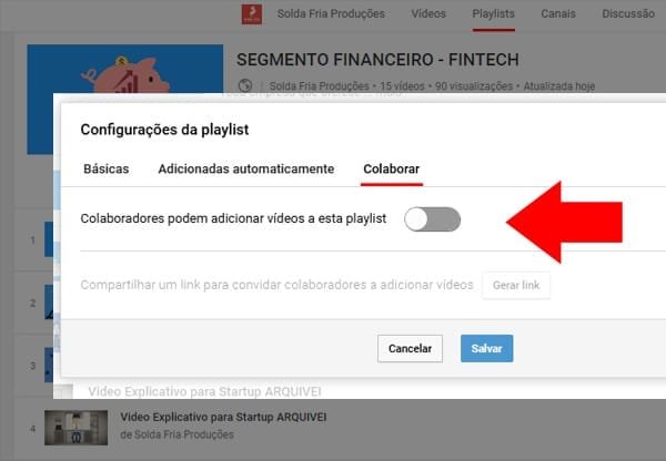Como aumentar o alcance dos vídeos 1 configurações playlist youtube