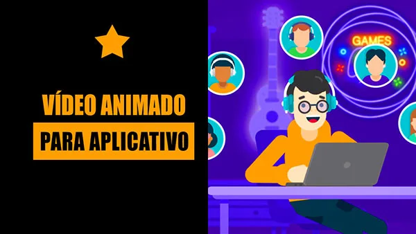 Video animado para aplicativos